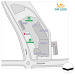 Individuell gefertigter Wegweiser Aluminium-Verbundplatte 3,0 mm weiß, Ecken spitz, ohne Bohrung