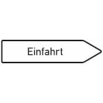 Innerbetrieblicher Wegweiser rechts Einfahrt