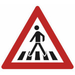 Verkehrsschild nach StVO - Nr. 145-22 Fußgängerüberweg