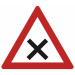 Verkehrsschild nach StVO - Nr. 102 Kreuzung oder Einmündung mit Vorfahrt von rechts