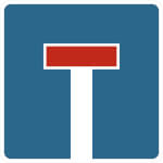 Verkehrsschild nach StVO - Nr. 357 Sackgasse