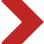 Verkehrszeichen nach StVO - Nr. 625-20 Richtungstafel rechtsweisend