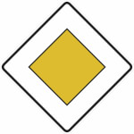 Verkehrszeichen - StVO Vorfahrtstraße