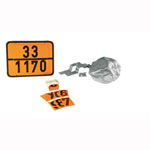 Gefahrentafel nach GGVS/ADR, Zifferntafel für Tankfahrzeuge zur Kennzeichnung von Gefahrgut