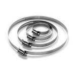 Schilderzubehör Schneckenschraubschellen Schneckenschraubschelle HP 3, Edelstahl,