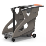 Skipper Unicart Transportwagen orange zum transportieren oder Lagern von Skipper Pfosten und Füßen