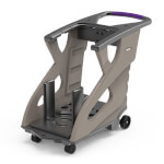 Skipper Unicart Transportwagen lila zum transportieren oder Lagern von Skipper Q-Absperrpfosten