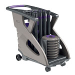 Skipper Unicart Transportwagen lila Set zum transportieren oder Lagern von Skipper Q-Absperrpfosten