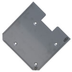 Safety Marking Gefahrzettel Halte- und Einschubrahmen für 250 mm Zettel, mit Flügelschraube