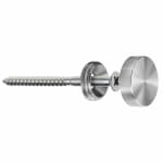 CoverLine Zierkopfschrauben Set 4-teilige Dekorschraube mit flachem Kopf