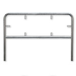 Rohrrahmen feuerverzinkter Stahl nach IVZ-Norm für Hinweisschild 52.2768, Bodenfreiheit 1 m