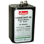 nissen Batterie Konstant 45 2er Set für Baustellen-Warnleuchten