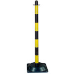 Kettenständer Kunststoffständer Secur 3 gelb/schwarz,