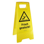 Warnaufsteller ActiveWorkplace mit 2-seitiger Beschriftung (schwarz) verschiedene Versionen