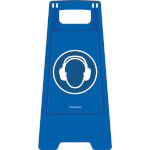 Warnaufsteller ActiveWorkplace mit 2-seitiger Beschriftung verschiedene Versionen