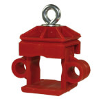 Schilderzubehör Klemmschellen Klemmschelle K2 mit seitlichen 2 Ösen,