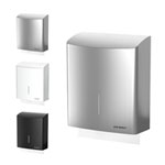 Air-Wolf Serie Alpha Papierhandtuchspender für bis zu 600 Falthandtücher, frei befüllbar