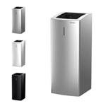 Air-Wolf Serie Alpha Abfallbehälter Edelstahlgehäuse, Volumen 50 Liter