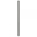 Absperrpfosten Edelstahlsperrpfosten, Rundkopf