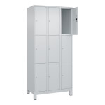 C+P Schließfachschrank Classic PLUS 9 Fächer und 3 Abteile