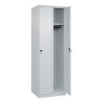 C+P Spind Classic PLUS 2 Abteile mit Ablageboden und Garderobenstange
