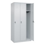 C+P Spind Classic PLUS 3 Abteile mit Ablageboden und Garderobenstange