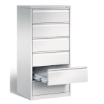 C+P Stahl Kartei-Schubladenschrank Acurado 6 Schubladen voll ausziehbar