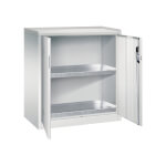 C+P Stahl-Umwelt-Flügeltürschrank Acurado 89 mit 2 Auffangwannen mit ca. 20 Liter Volumen