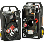 CEMO Kraftstofftrolley Ex0* mit Elektropumpe mit explosionsunterdrückendem Einsatz und Automatik Zapfventil