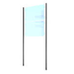 MyTube Edelstahl-Rundrohrsystem zum Einbetonieren, Rohrdurchmesser: 48 mm