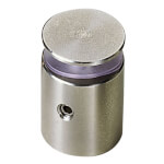 Edelstahlhalterung für Schilder hochwertiger Abstandshalter, Kopf flach,