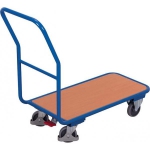 Magazinwagen Transportwagen VARIOFIT  Stahlrohr-Schiebebügelwagen, pulverbeschichtet enzianblau,