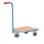 Griffroller Magazinwagen Transportwagen VARIOFIT Dreieck-Griffroller mit Holzladefläche