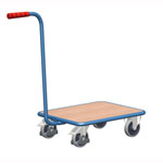 Griffroller Magazinwagen Transportwagen VARIOFIT Griffroller mit Holzladefläche