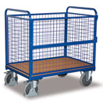 Drahtkastenwagen Transportwagen VARIOFIT  Drahtkastenwagen mit Stahlrohrwänden,