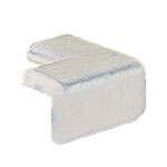 Knuffi Eckschutzprofil Verbindungselement Typ E, 2-schenkelig, weiß