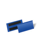 DURABLE Magnetische Etikettentaschen mit zwei rückseitigen Magnetstreifen für Lagerregale und Metallbehälter