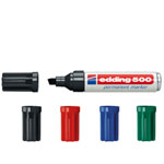 Edding 500 permanent marker mit Keilspitze, permanente und wasserfeste Tinte,