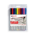 Edding 89 Office Einwegfineliner Set mit metallgefasster Kunststoffspitze,