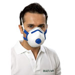 Atemschutzmaske EKASTU Mandil FFP2/Soft/V präzise einstellbar, Cool Down Ausatemventil,