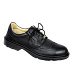 Sicherheitsschuhe Fußschutz ESD S2 ELTEN OFFICER Halbschuh, schwarz, ESD-fähige Brandsohle,