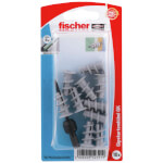 fischer Gipskartondübel GK Nylondübel zum einschrauben für Gipskarton- und Gipsfaserplatten