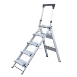 Munk Aluminium-Klapp-Treppe 5 Stufen, Arbeitshöhe 3,10 m