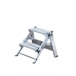 Munk Aluminium-Klapp-Treppe 2 Stufen, Arbeitshöhe 2,4 m