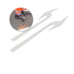 Premark thermoplastische Bodenmarkierung Abbiegepfeil Rechts, zur Kennzeichnung von Verkehrswegen