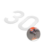 PREMARK thermoplastische Bodenmarkierung 30 km/h, zur Kennzeichnung von Verkehrswegen