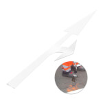 Premark thermoplastische Bodenmarkierung Zusatz-Abbiegepfeil Rechts, zur Kennzeichnung von Verkehrswegen