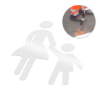 Premark thermoplastische Bodenmarkierung Fußgänger Gehweg, zur Kennzeichnung von Verkehrswegen