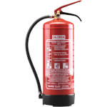 GLORIA Pulver-Feuerlöscher PD9GA mit Druckhebelarmatur und Manometer