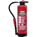 Gloria Bio-Schaum-Aufladelöscher SB 6 Pro fluorfrei mit Schlagknopfauslösung und Löschpistole